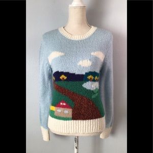 Vintage COLLAGE Sweater Top